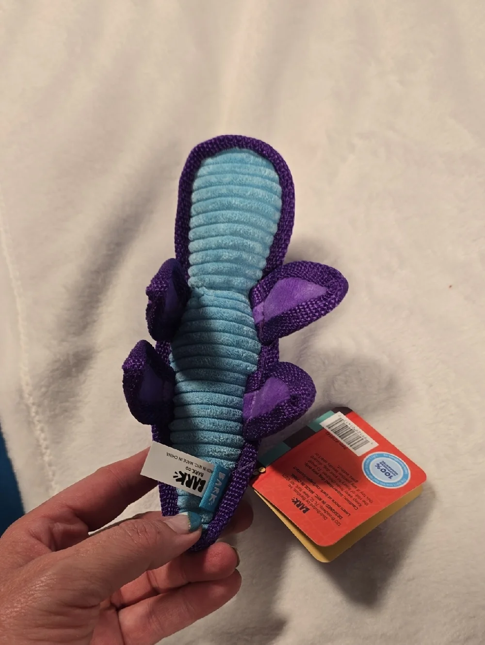 Bark Purple Percy Plesiosaurus Dinosaur Dog‎ Toy NWT Small 0-20 Pounds